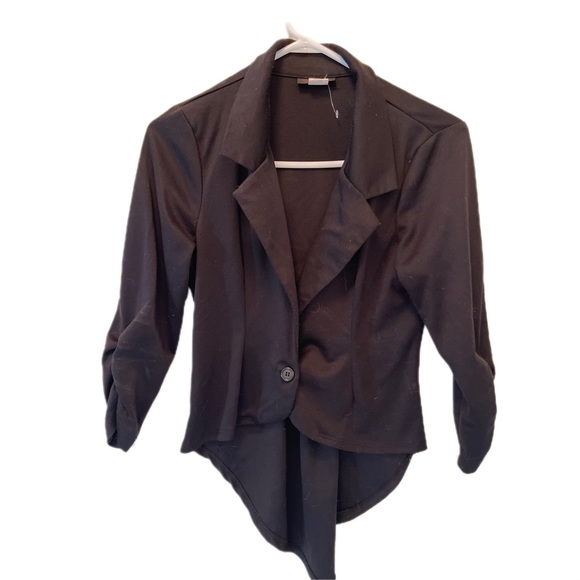 Silhouette NYC, Black Jacket with longer tail in back in medium - Picture 3 of 8